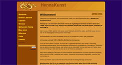 Desktop Screenshot of hennakunst.de