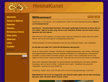 Tablet Screenshot of hennakunst.de